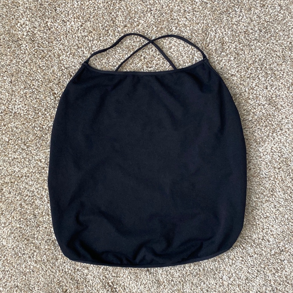 Lulus Basics Intrigue Black Lace-Up Crop Top